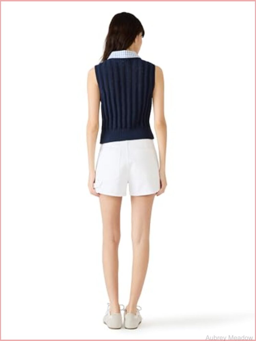 Sleeveless Sweater Vest - Chunky Knit Pullover - Picture 3 of 4